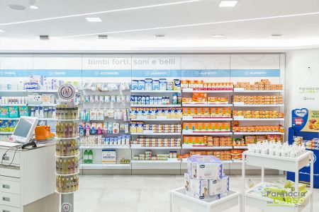 Farmacia del Corso Garzia Melito Napoli - interno della farmacia